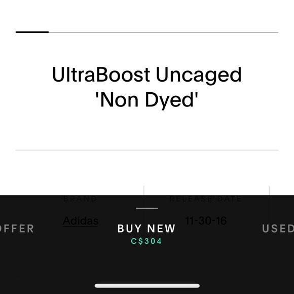 Ultra boost uncaged ‘Non-Dyed’ Oreo - Picture 5 of 5